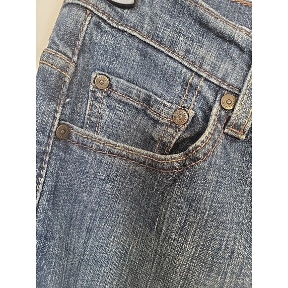 Levis 550 Womens Sz 18 Relaxed Fit Blue Denim Jeans Casual Western Country - Picture 5 of 9